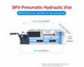 MC Pneumatic-Hydraulic Vise High Precision Flat-nose Vise CNC Machining Center 5/6/8 Inch Hydraulic Double Opening Bench Vise