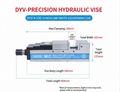 High Precision MC Hydraulic Vise 5/6/8 Inch For CNC Machining Center Mechanical Force-Multiplying Pneumatic Machine Vise