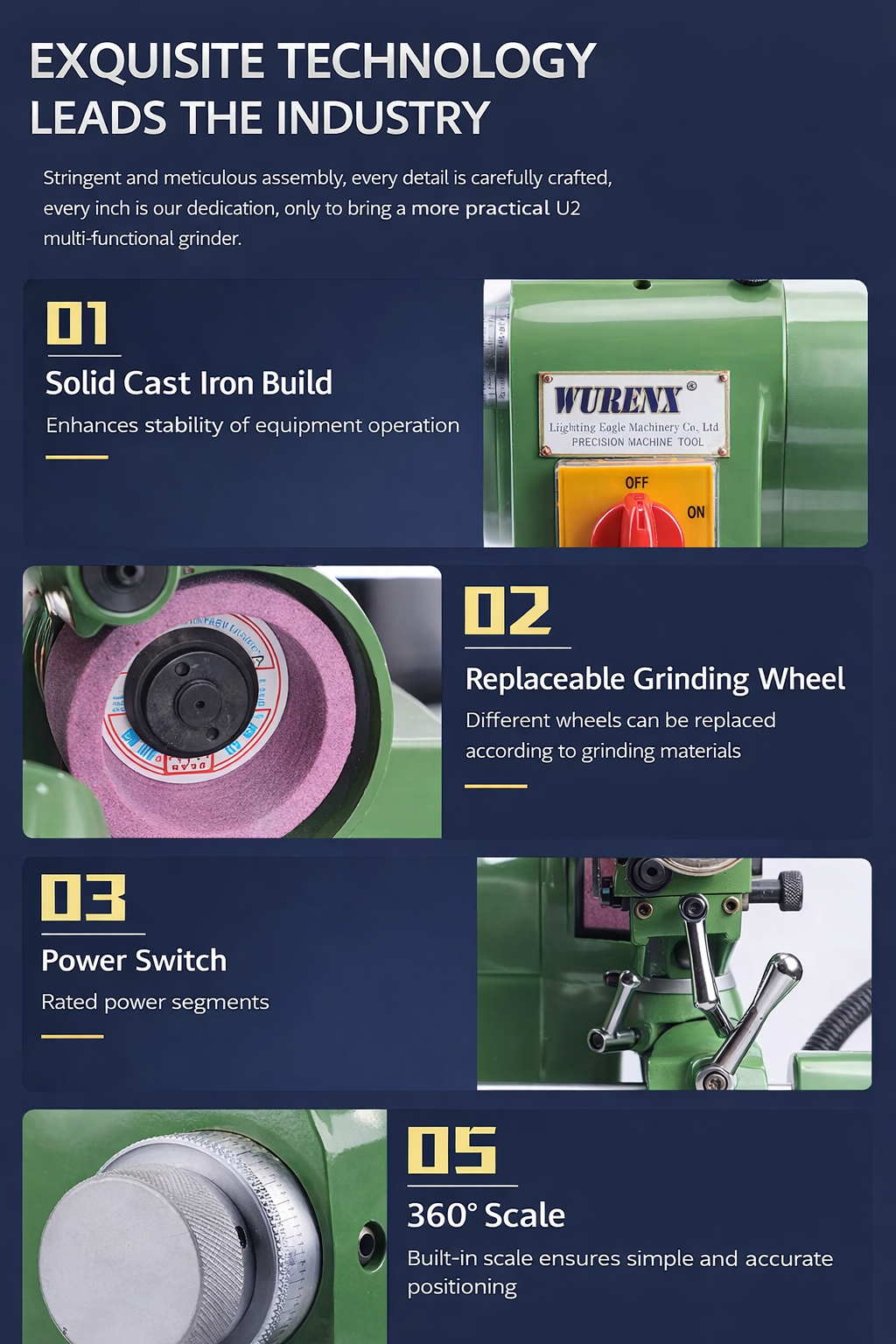 U2 Universal Cutter Grinder